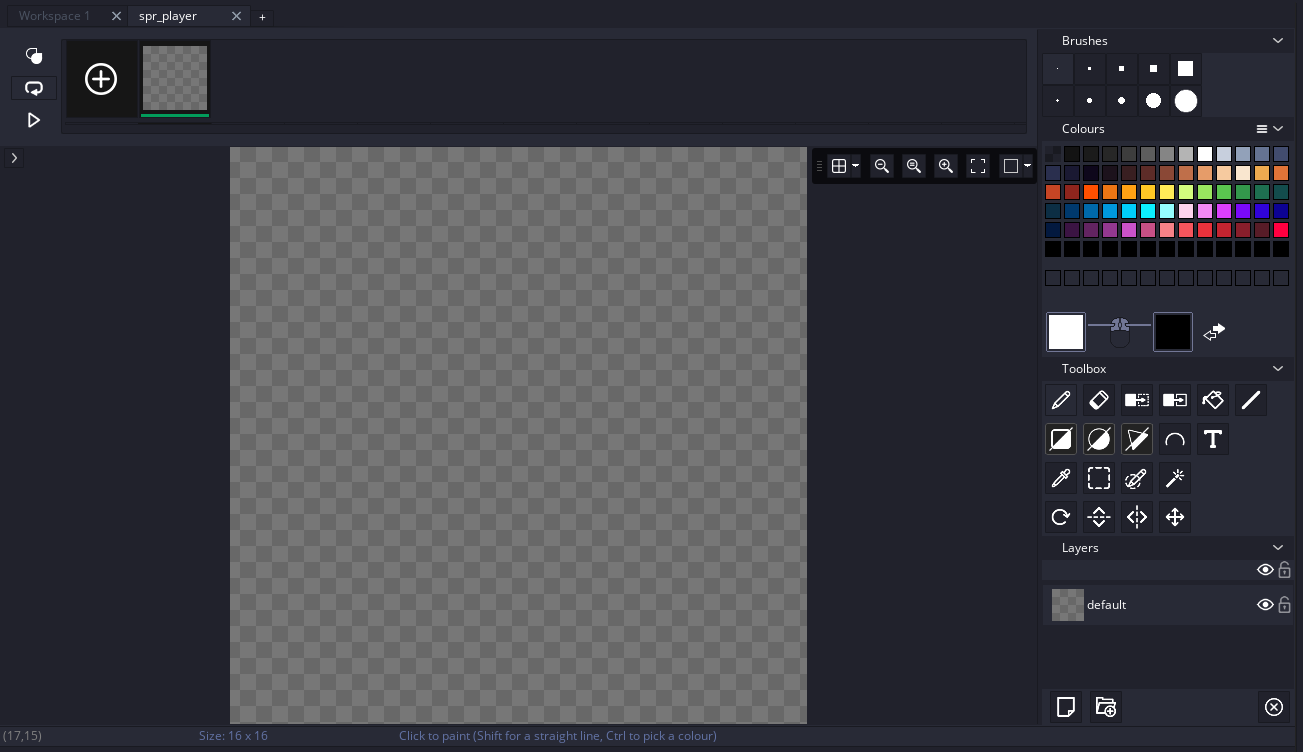The Sprite Editor