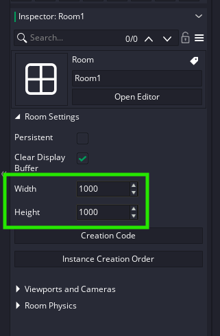 Room Inspector Panel